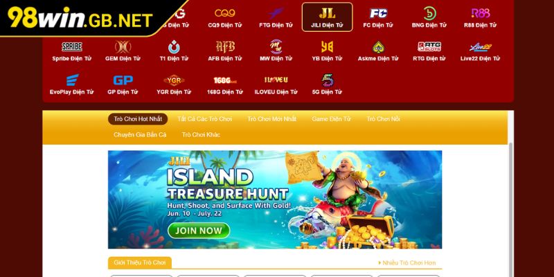 Sảnh JILI 98win - Điểm Đến Hàng Đầu Cho Tín Đồ Game Slot 3 Cách tham gia sảnh JILI 98win